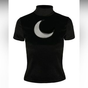 Restyle Moon Velvet Top